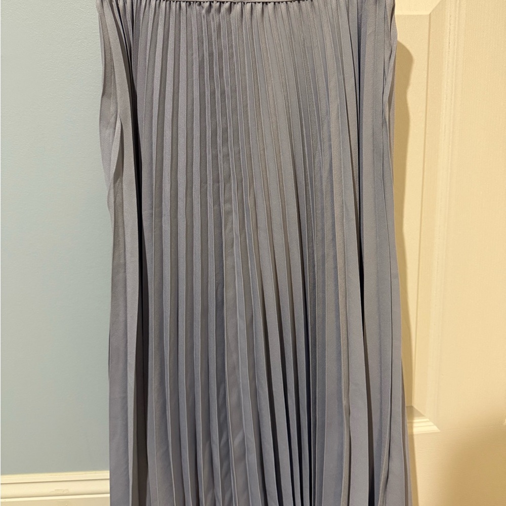 Elegant Pleated Lavender skirt